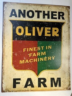 Desperate Enterprises Oliver Another Farm Vintage- Style Tin Sign